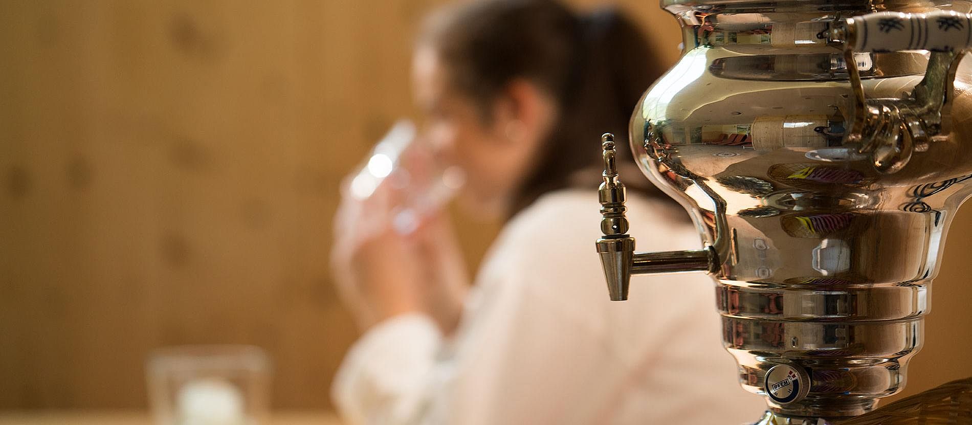 Hotel Längenfeld Tee im Wellness Bereich